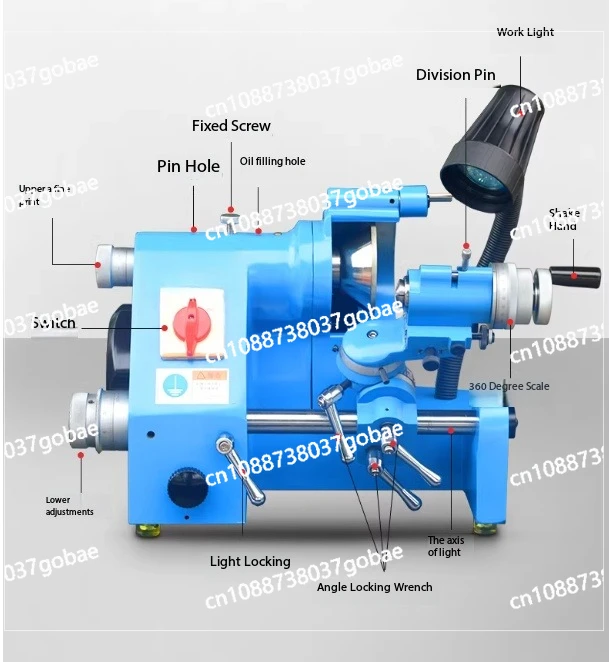U3 /U2/KDM-30 Universal Cutter Grinder  Drill Sharpener Knife Sharpening Machine for End Mill Twist Drill Cutter Grinding Tool
