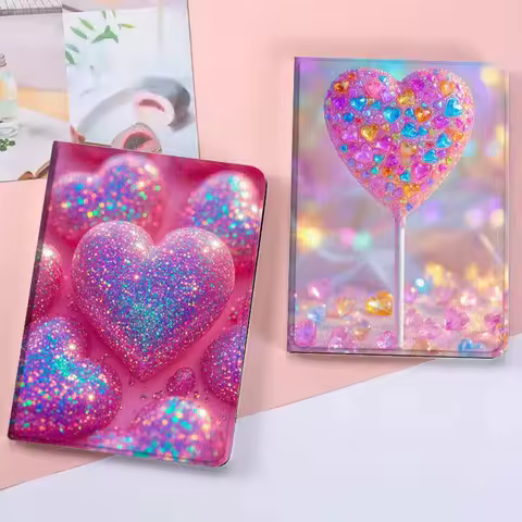 Love Heart Sparkling For Xiaoxin Lenovo Tab Pad K11 K10 M10 P11 3rd Plus Pro Legion Y700 Y900 Gen4 2 Tablet Case Gift