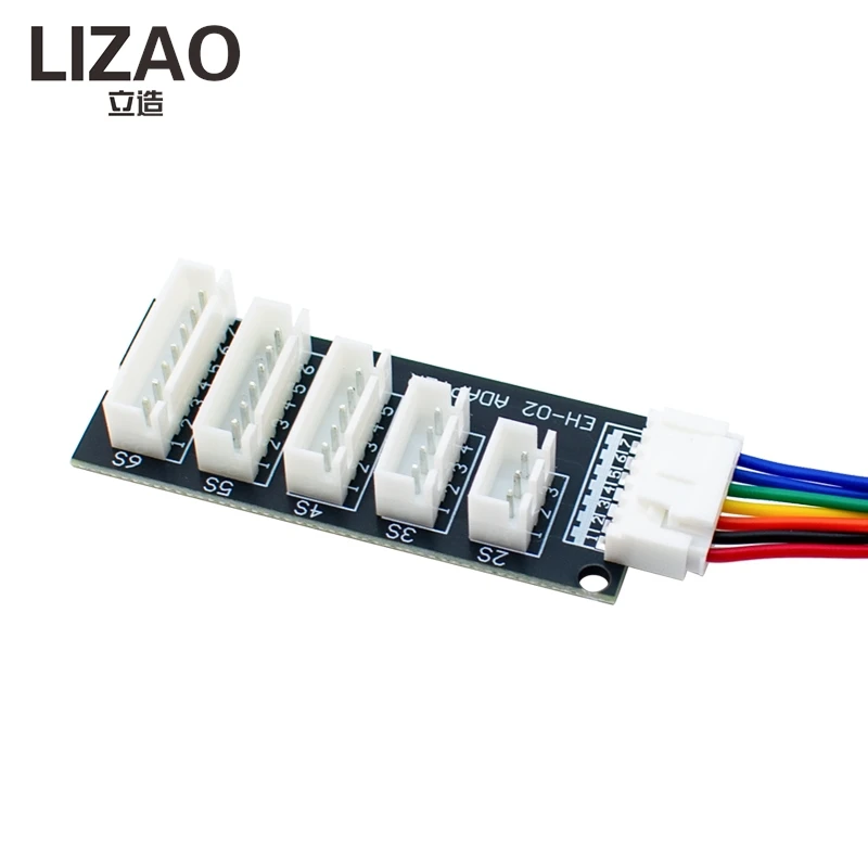LIZAO 1PCS 2-6S XH2.54 Balance Connector Adapter Board For Q6 Q8 D6 PRO RC Airplane Battery Charger