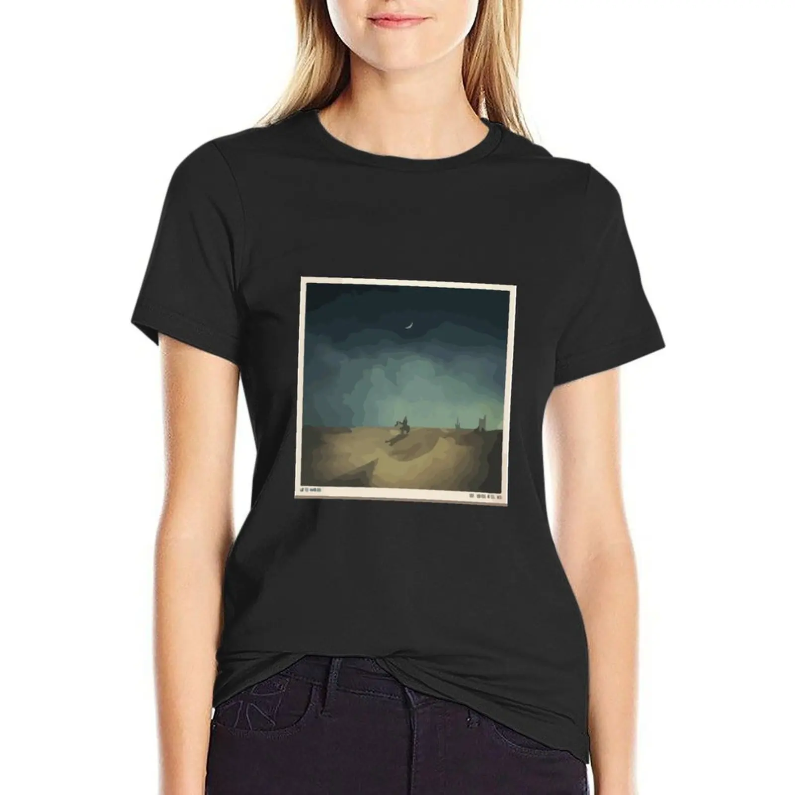 Lord Huron Lonesome Dreams album T-Shirt summer clothes hippie clothes Short sleeve tee Blouse plain t shirts for Women