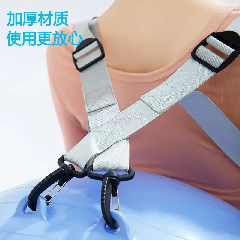 Thick Explosion-Proof Flip Elastic Yoga Ball Inflatable Fitness Balance Ball Portable Gym Equipment for Exercise And Wellness