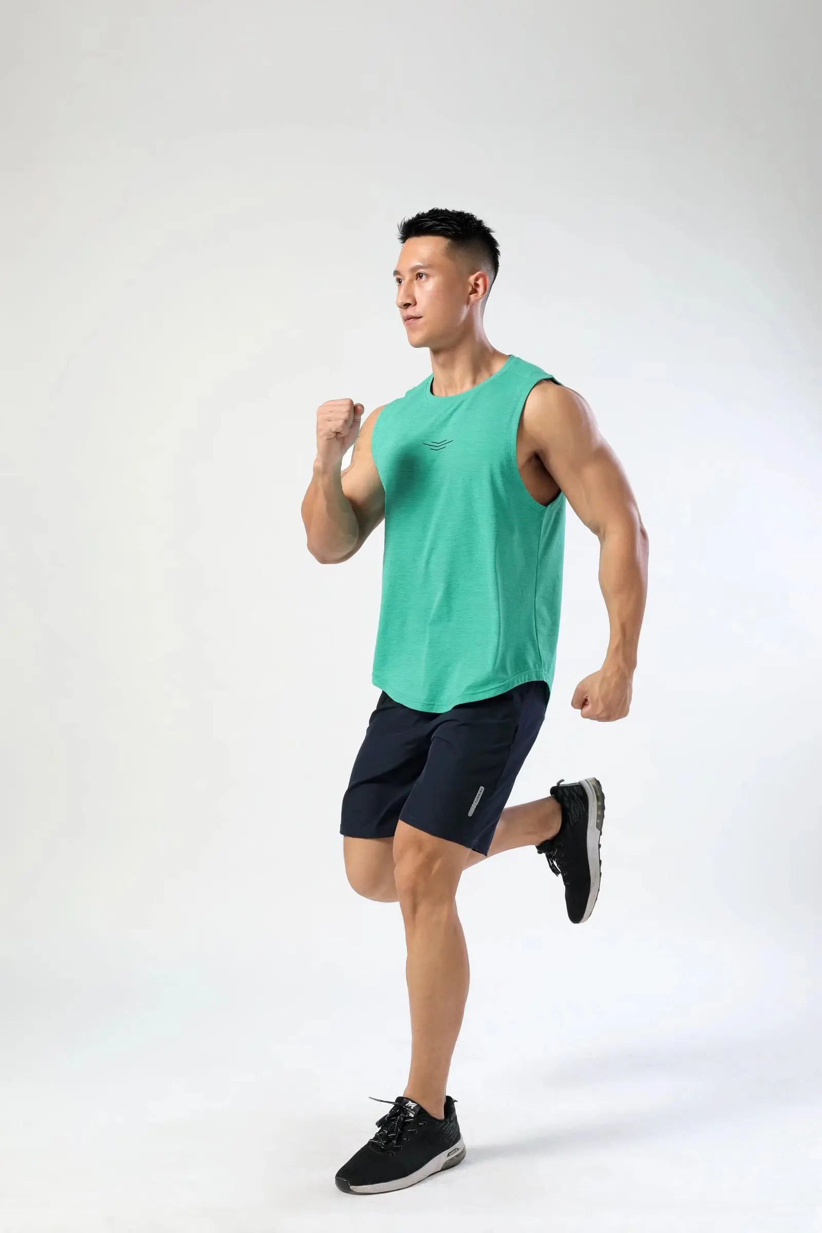 Men Gym Fitness Tank Top Men Fitness Sleeveless Shirt Male Mesh Breathable Sports Vest Undershirt Gyms Running Vest Men Top