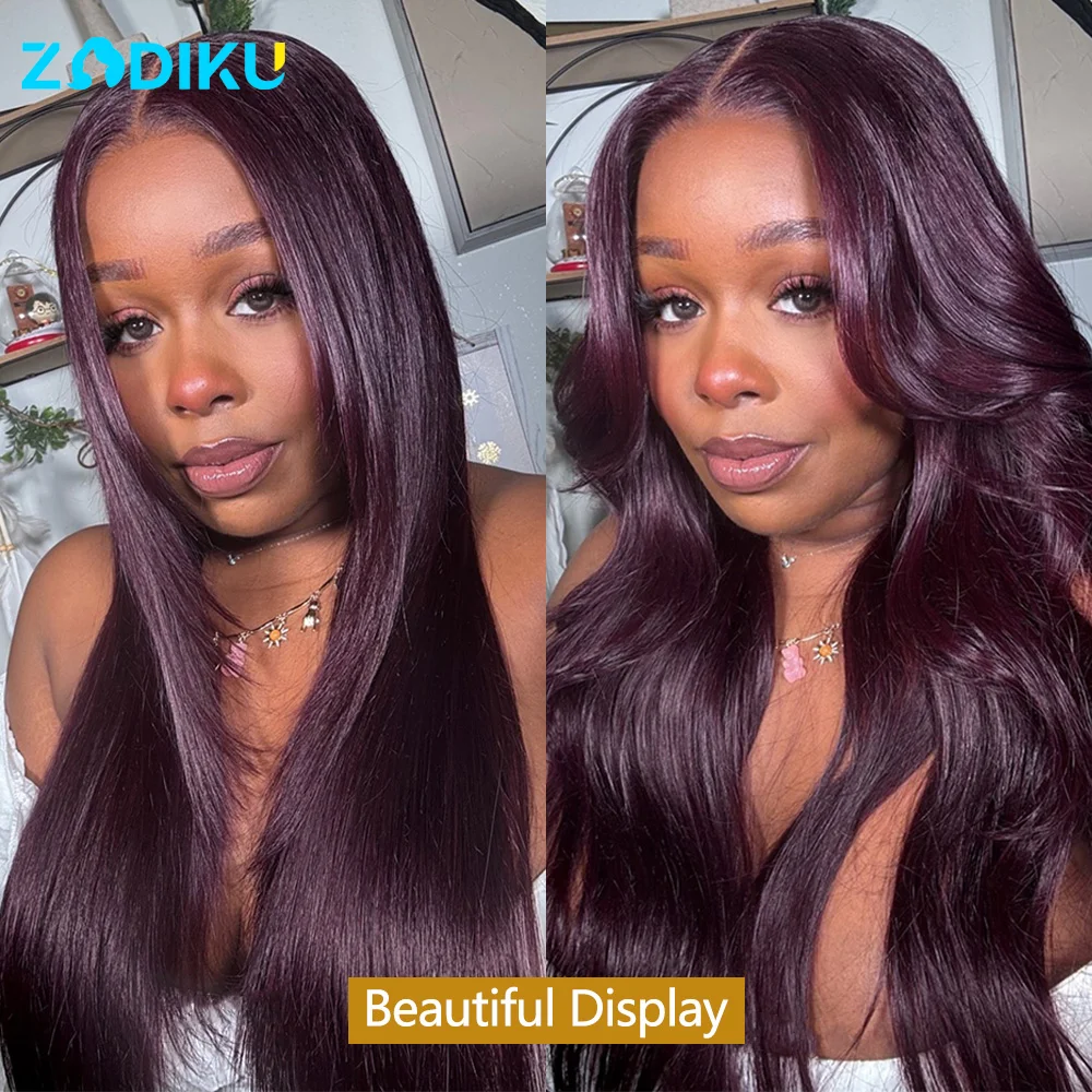 Burgundy Human Hair Bundles Body Wave Bundles 100% Human Hair 1/3/4PCS Virgin Raw Hair Bundles 99J Red Colored Hair Extensions
