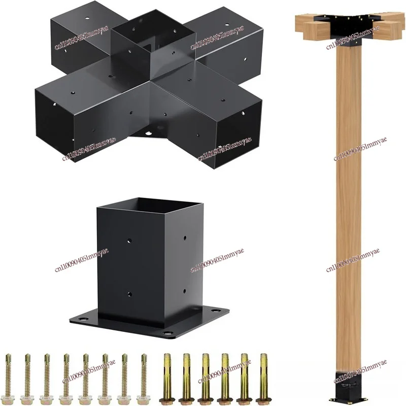 pergola-bracket-set-three-way-right-angle-bracket-rear-seat-kit-wooden-beam-pavilion-patio-wooden-house