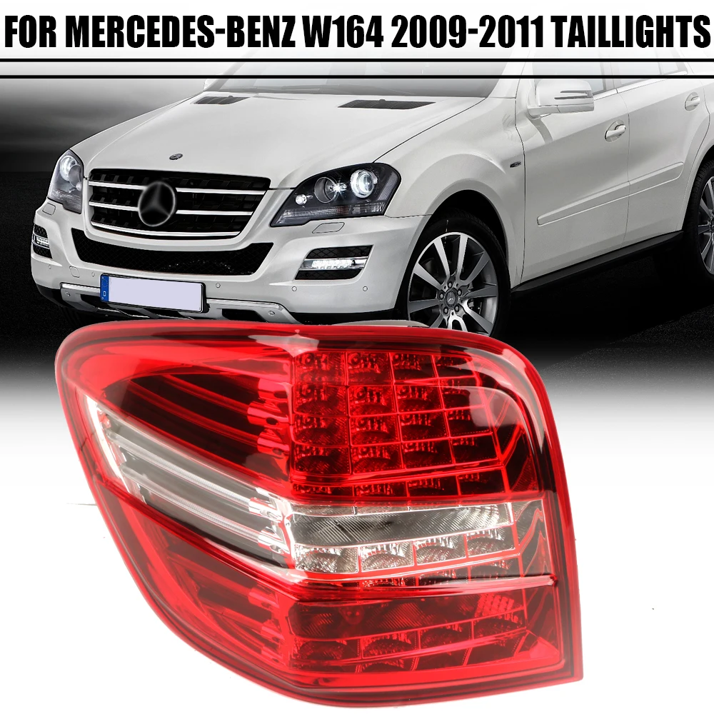 Lámpara trasera izquierda/derecha para mercedes-benz W164 clase ML ML300 ML350 2009 2010 2011 luz trasera de freno con
