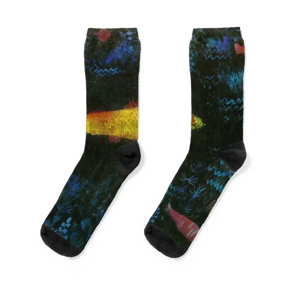 

Paul Klee - The Goldfish Socks sports and leisure christmas stocking short cool Man Socks Women's