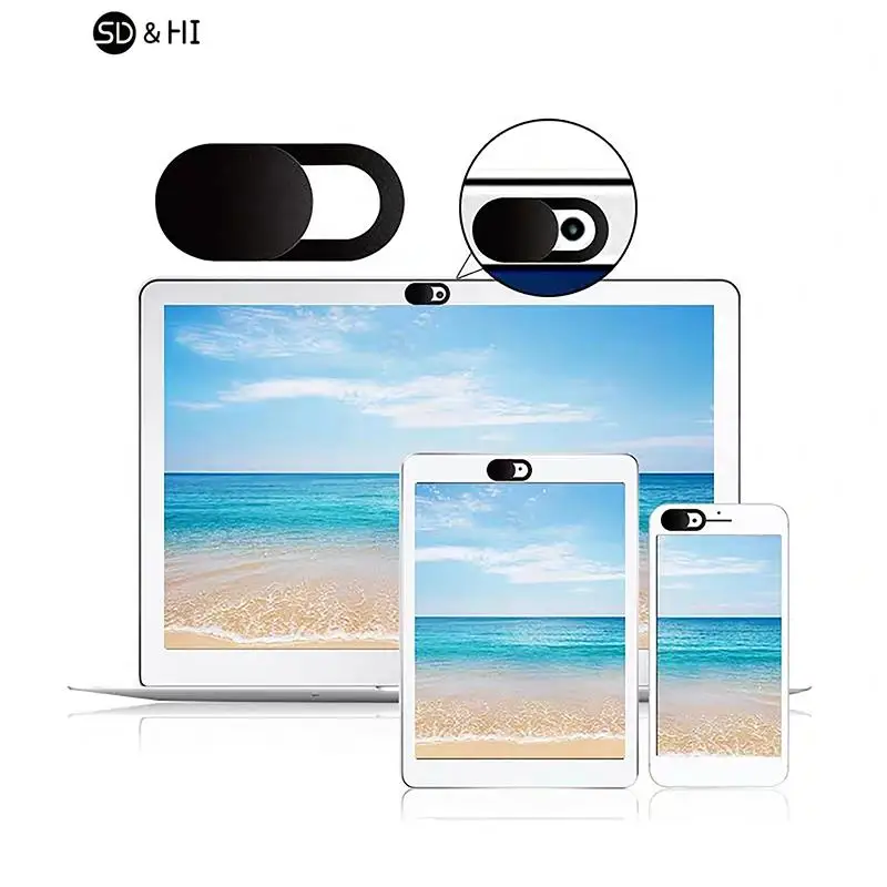 Privacidade Webcam Capa para Laptop, Capa da câmera para Tablet, Web, PC, Lentes para Celular, Novo, 10 Pcs