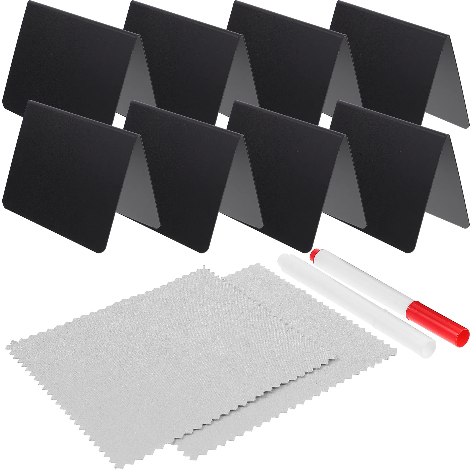 1Set Mini Blackboard Sign Blackboards Lightweight Portable Standing Mini Chalkboards Sign for Table Food Price Message Board