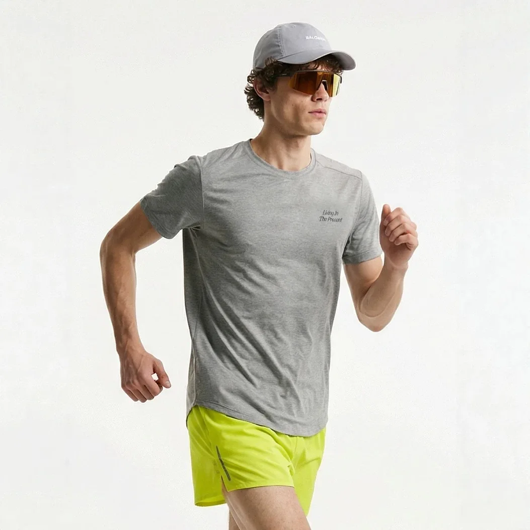 Men's Cloud-Soft Athletic T-Shirt 2026 Spring/Summer New Casual Loose Fit Graphic Print Short Sleeve Top