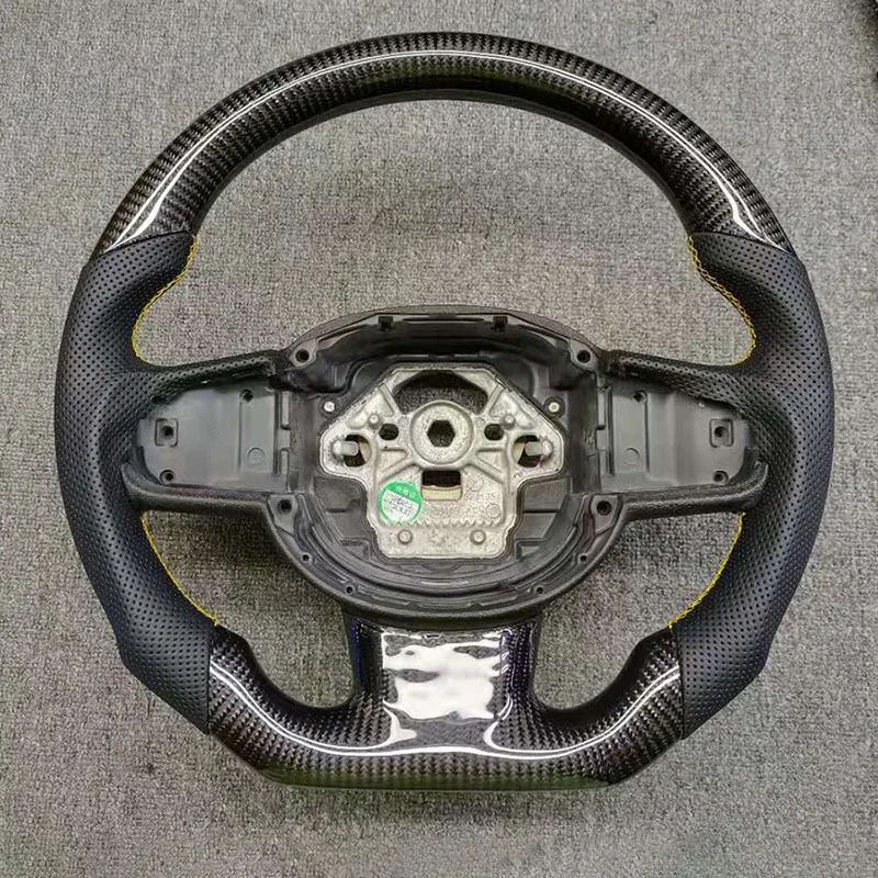 Carbon fiber Leather Steering Wheel For Volvo XC90 S80 XC60 S90 V70 V50 S40 V60 XC70 V40 2017 2018 2019 2020