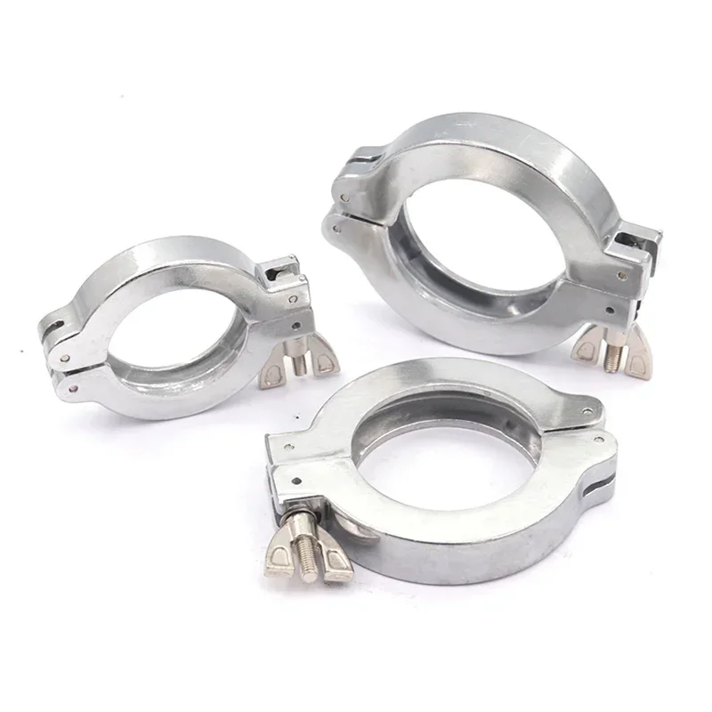 KF10 KF16 KF25 KF40 KF50 Aluminium Alloy KF Vacuum Clamp Bracket Rubber O-Ring Ring