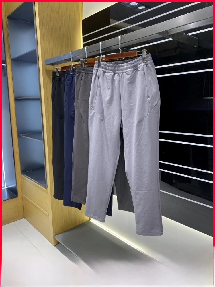 

Outdoor Lightweight Men's 3D Tailored Straight Leg Casual Pants Breathable Qui Dry Faionable Versatile Long Trousers