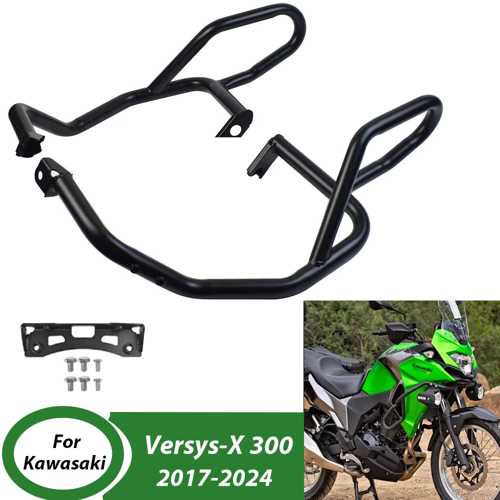 

Motorcycle Crash Bars Frame Bumper For Kawasaki Versys-X300 2017-2023 Motorcycle Highway Engine Guard Fairing Part Accessories