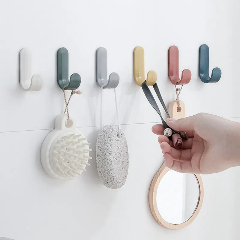 Nordic Mini Wall Hook Functional Furniture Hook Door Hanger Clothes Key Hook Kitchen Hook