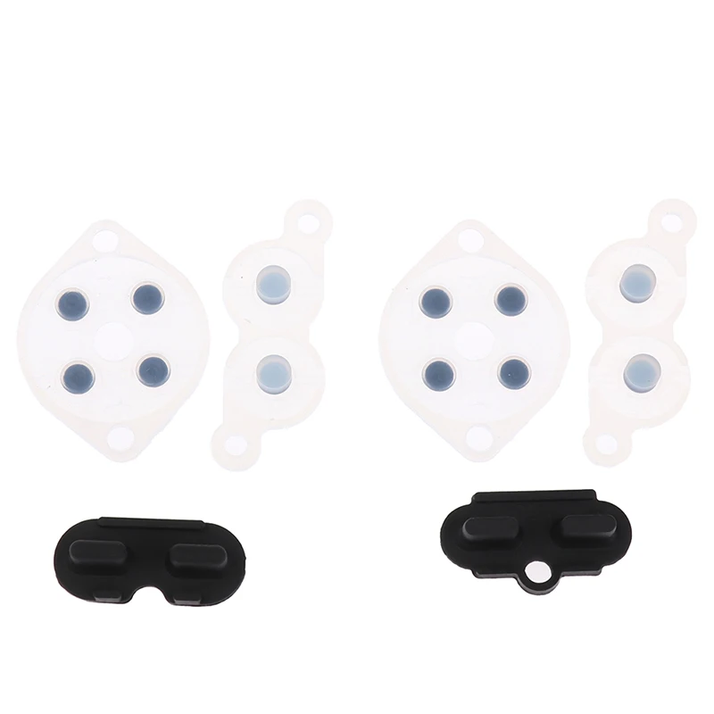 

1set Brand New Rubber Repair Rebuild Replacement Parts For NES Controller Joy A B D Pad Silicon Start Rubber Button