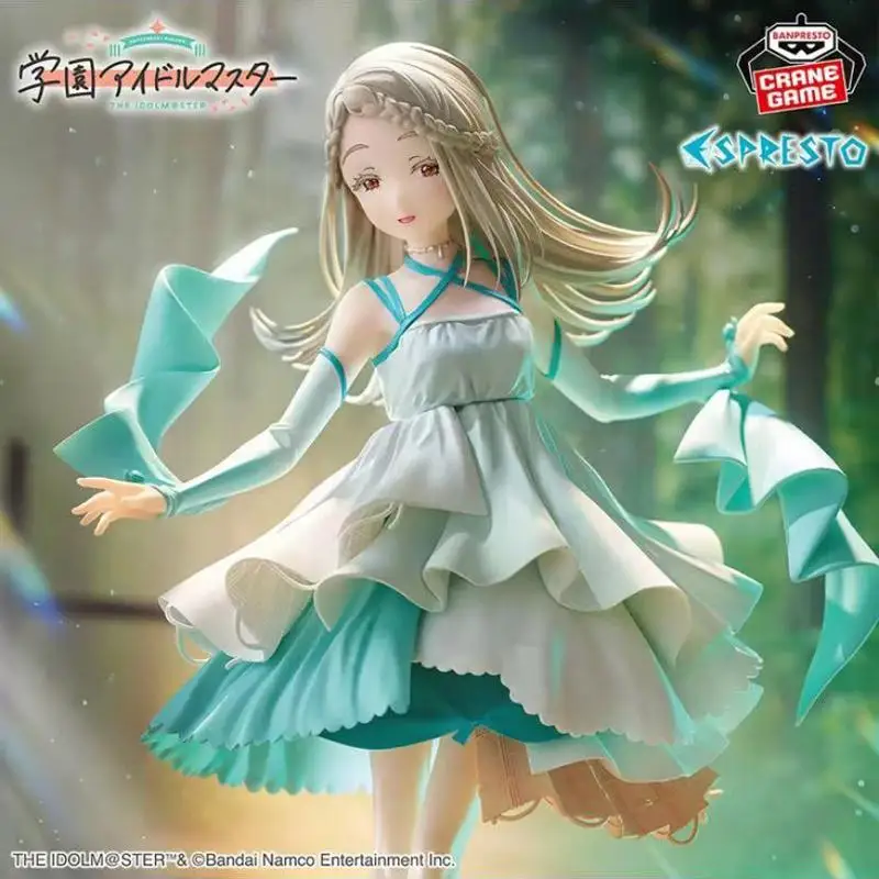 

In Stock Original Genuine Bandai Namco Banpresto Gakuen Idolmster Espresto Flowing Hiro Shinosawa PVC Figure Anime Model Gift