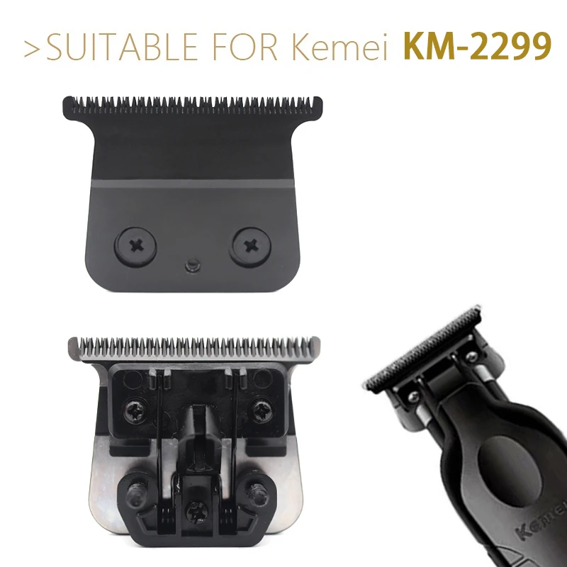 ใบมีดทดแทนสําหรับ Kemei KM-2299 Clipper Professional Hair Trimmer ตัดมีดหัวอุปกรณ์เสริม