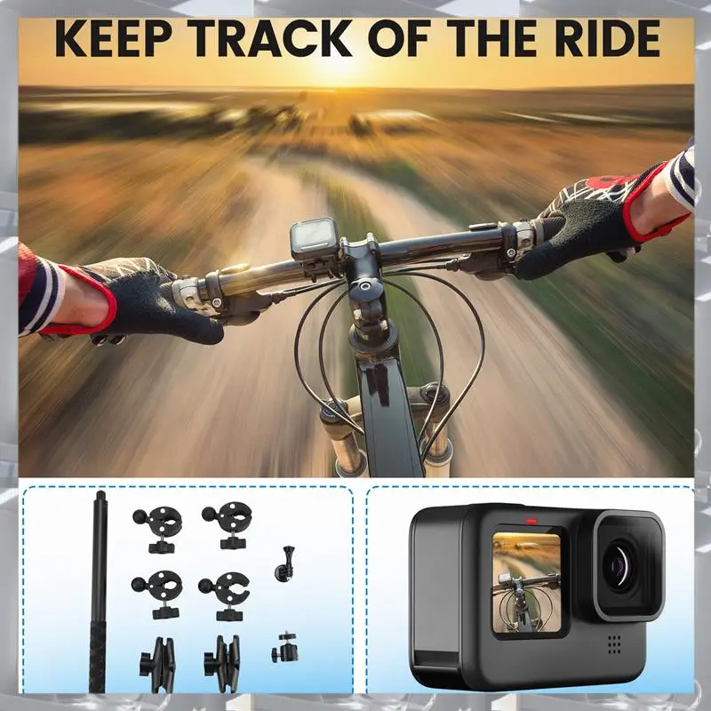 

Лидер продаж-для Insta360 One X2 X3, мотоцикл, велосипед, панорамная палка для селфи, монопод, кронштейн на руль для аксессуаров Gopro