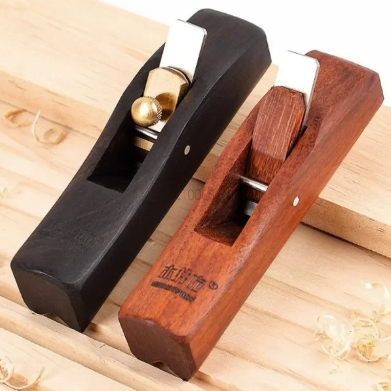 Woodworking Planer Knife Trimming Tool Chamfering Hand Planes Carpenter Ebony High-carbon Steel Chamfer Wood Planer Tool