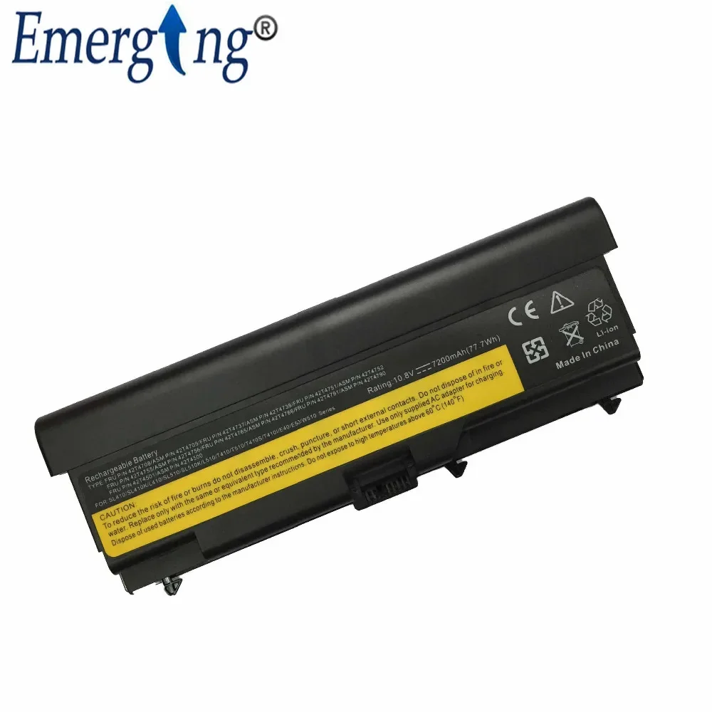 9Cells New Laptop Battery for Lenovo Thinkpad SL430 W530 45N1006 45N1007 T530i T410 T420 T430