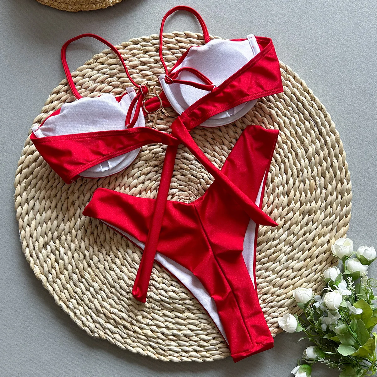 Push Up Bikini 2025, Nieuwe Vrouwen Badpak Badmode Vrouwelijke Hoge Taille Bikini Set Biquini Badpak Badpakken Beachwear