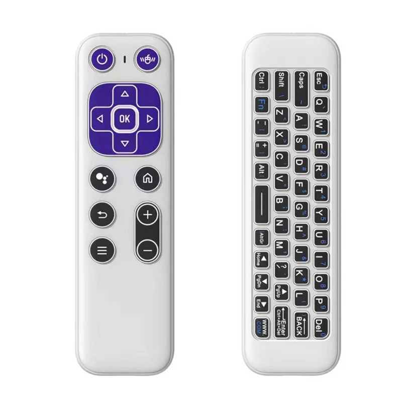 

ABT-T6 Bluetooth Remote Control Wireless Voice Air Mouse Gyroscope Somatosensory 2.4G Bluetooth Dual Mode Air Mouse