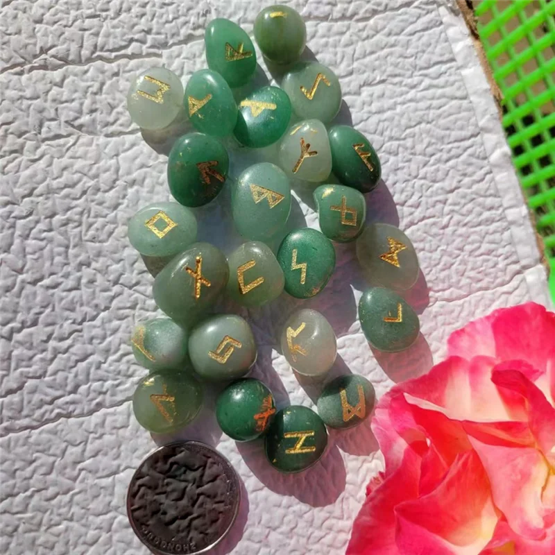 

【Hot Cake】25Pcs Natural Amethyst Rune Stone Irregular Divination Agate Rune Gift Decoration