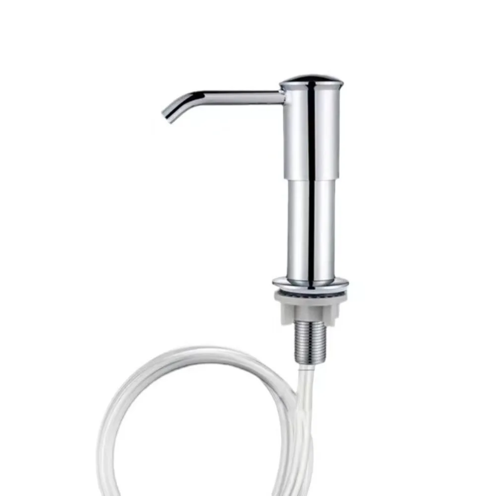 360° Rotation In Sink Soap Dispenser Anti-rust Smooth Discharge Dish Soap Pump Extension Pipe ABS Kitchen Soap Dispenser