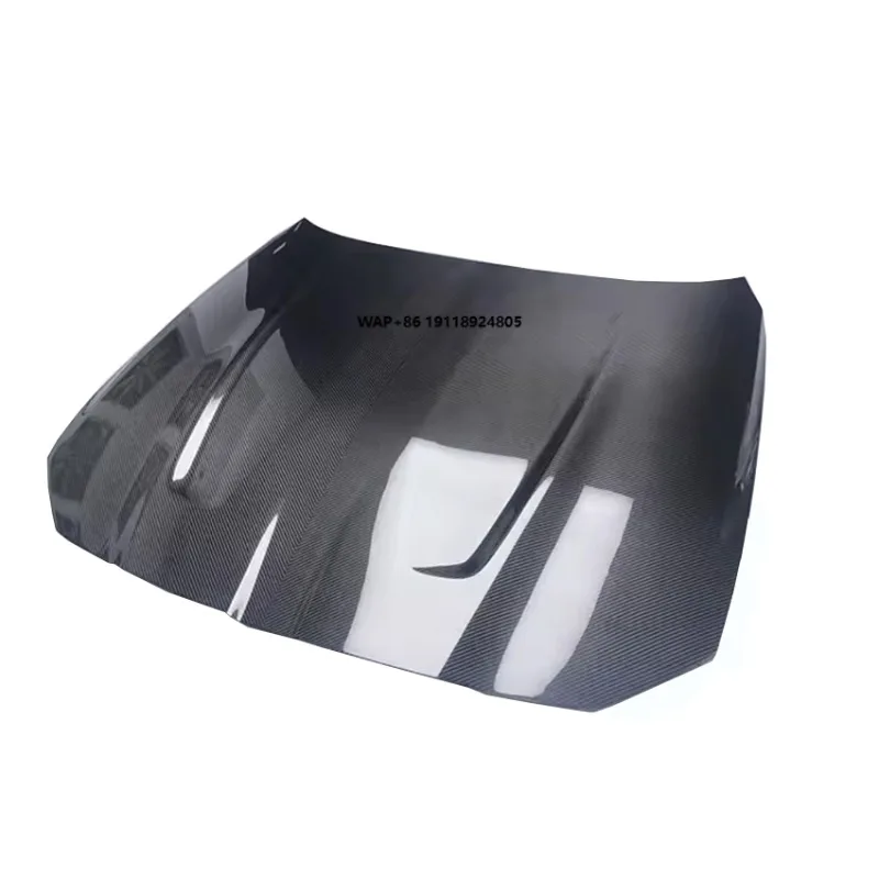 CSL نمط ألياف الكربون الجافة غطاء محرك السيارة ل G80 M3 G82 M4 طقم الجسم غطاء محرك ألياف الكربون #1