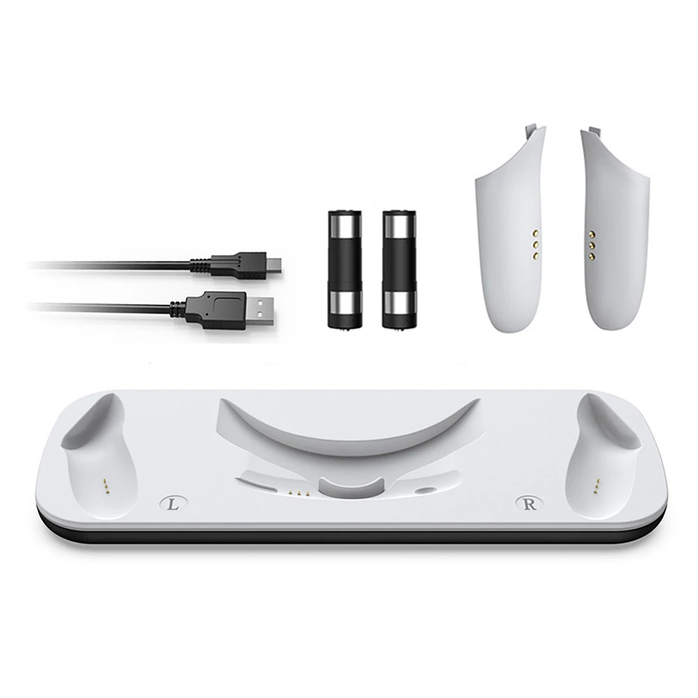 

VR Headset Controller Charging Dock Wireless Charging Adapter with LED Indicator for Meta Quest 3 VR Accessories
