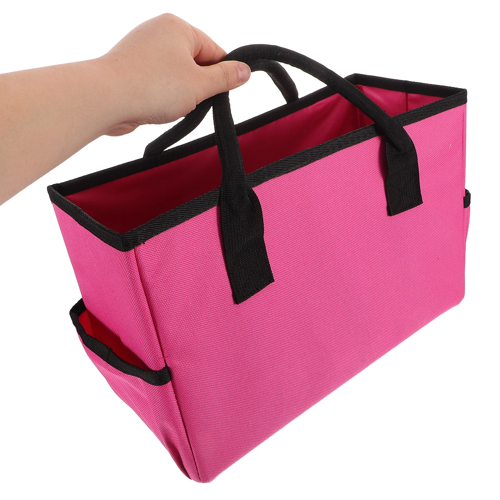 

2 pcs Oxford Fabric Craft Organizer Multi Pocket Portable Artwork Tool Storage Tote For Teachers Artists Gardeners Desktop