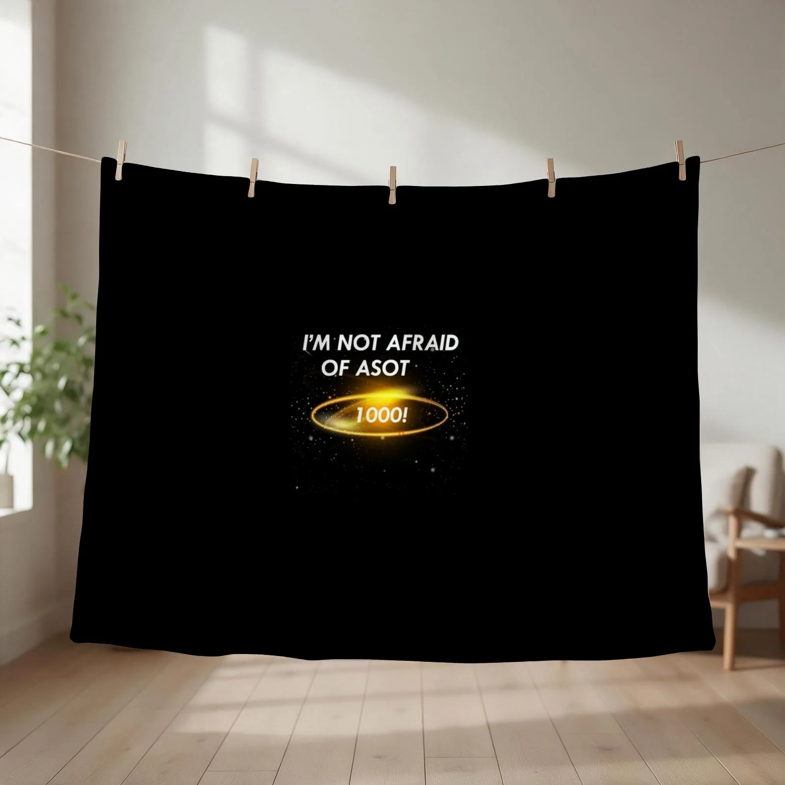 ASOT 1000 - I'm not afraid of ASOT 1000 - A State of Trance Throw Blanket Decorative Sofas Loose Fashion Sofas Tourist Blankets