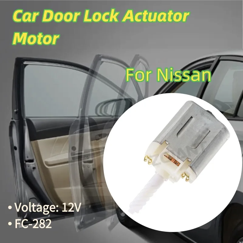 

AZGIANT Car Central Control Motor for 2002-2005 Nissan Elgrand E51 MK2 Door Lock Actuator FC-282 Low Noise 12V DC Motor