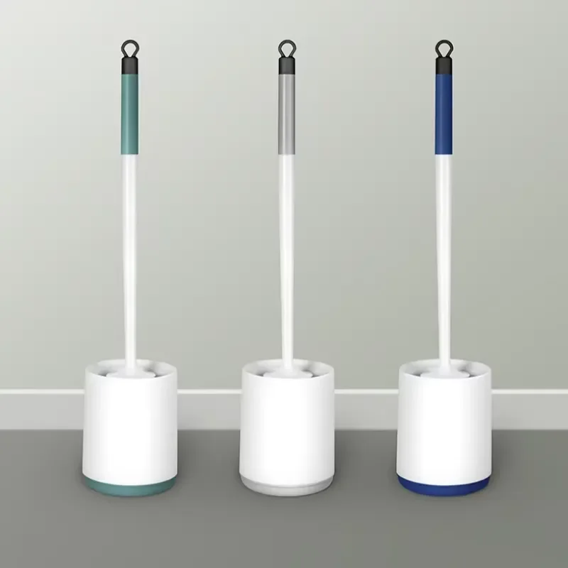 New Multifunctional Deep Toilet Cleaning Brush Non Punching Design Bathroom Bowl Cleaner