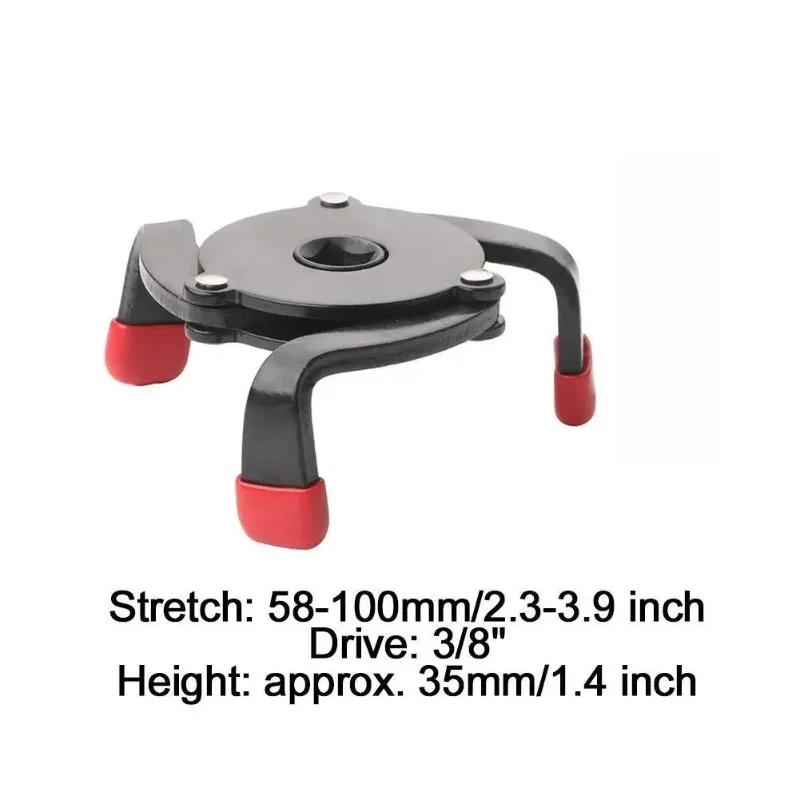 

Car Oil Filter Wrench 3-Jaw Spanner Remover Repair Tools Oil Change Accessories Truck Trailer Off Road 4x4 Motorcycle Universal