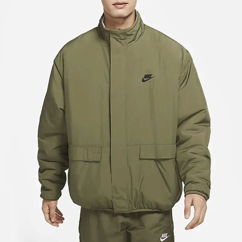 Nike Authentic Winter New Season Men's Sport Fleece Double-Sided Wearable Jacket DQ4885-222
