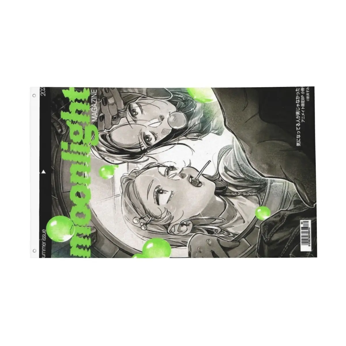 The Guy She Was Interested In Wasn't A Guy At All Anime Manga Girls Flag Durable Banner 2 Grommets Hanging Decoration 3x5 FT