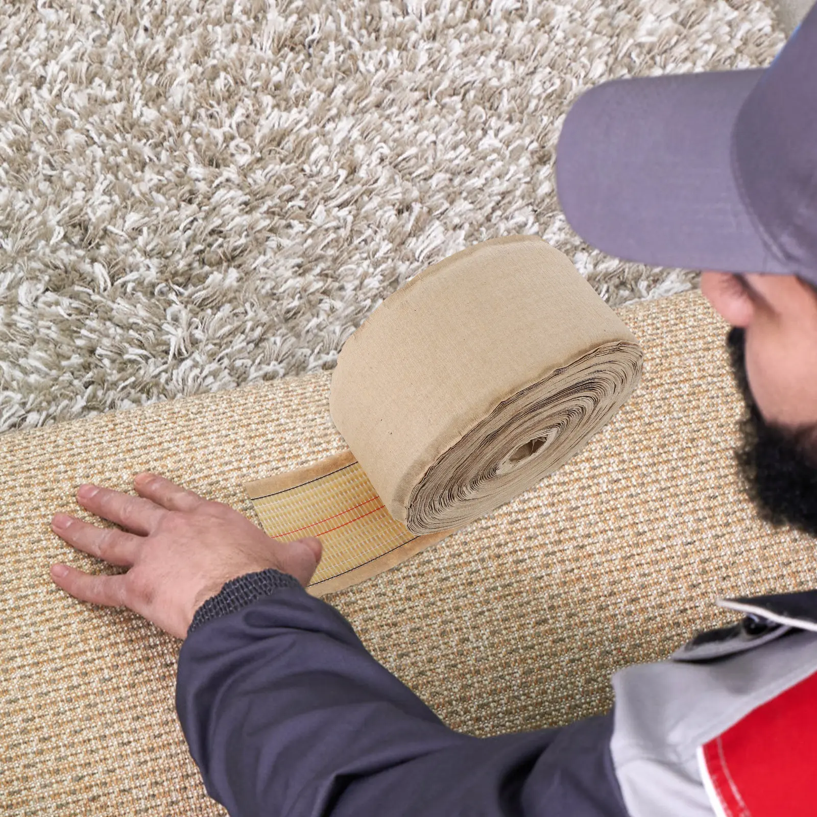 

Профессиональная термоактивируемая лента для ремонта швов ковровых покрытий: надежное сцепление, предотвращает отслаивание краев, подходит для всех типов ковров.