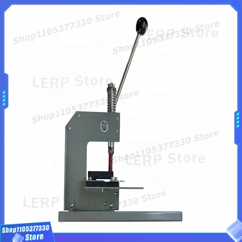 Manual Single Hole Puncher for Paper and Plastic Cards Portable Label Puncturing Tool Office Stationery Supply Durable Metal