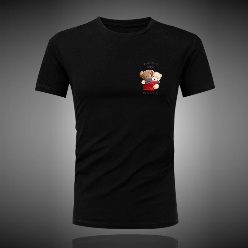 

2025 High-quality men's and women's fashion patterned printed T-shirts for summer 2025 loose short-sleeved for outdoor sports 13