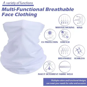 Atmungsaktives Eisseideschal, magisches Gesichtsschal, Fischerei im Freien, Halshülsen, Maskenradfahren, Arnses Sport, Sonnenschutz, Protektor 8 Hauptverkaufsmaske - №7