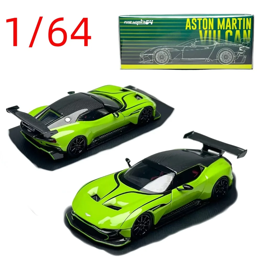 

Fine Works Diecast 1/64 Scale Aston Martin Vulcan Alloy Model Aston Martin Vulcan Play Vehicles Collection Gift Display