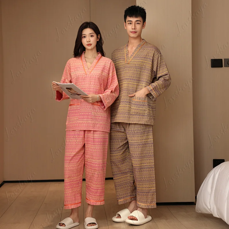 New Long Sweat Steamed Clothes Female Couple Bath Male Large Size Massage Beauty Loungewear