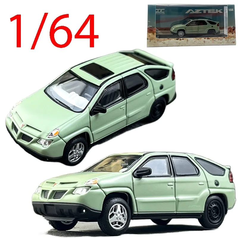 

GOC Diecast 1/64 Scale Pontiac Alloy Car Model Pontiac Aztek Play Vehicles Collectible Toys for Boys Original Box