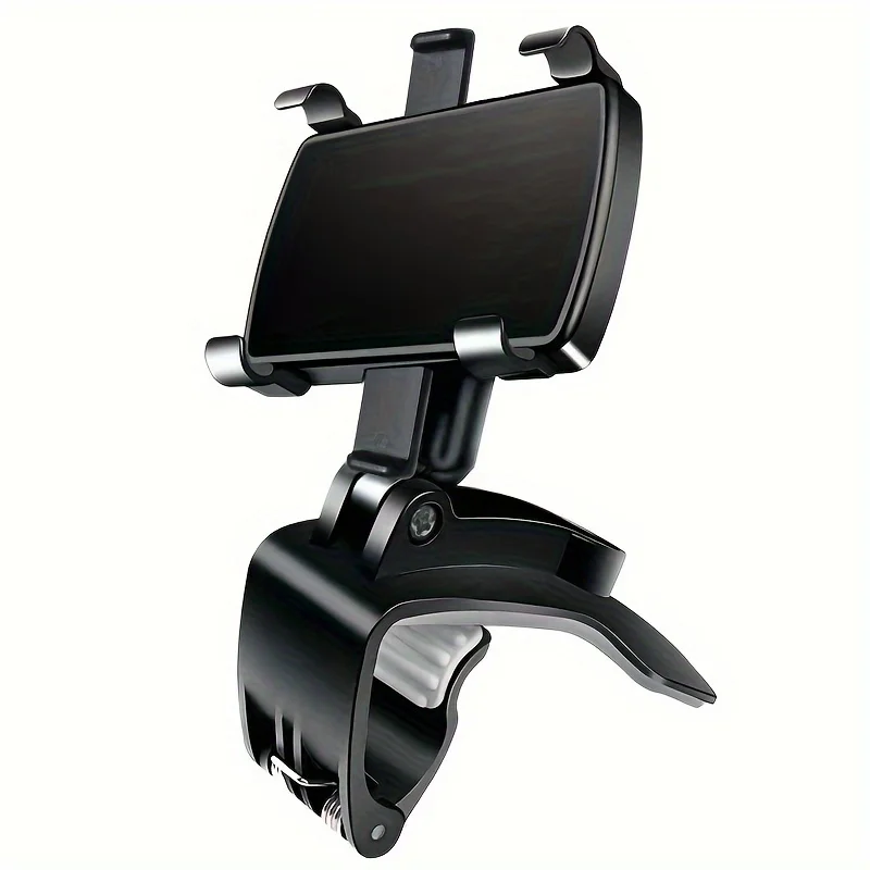 Universal Car Phone Holder Dashboard Cell Phone Car Holder Rear View Mirror Sun Visor Baffle Mobile Phone Mount Clip Car Gadgets