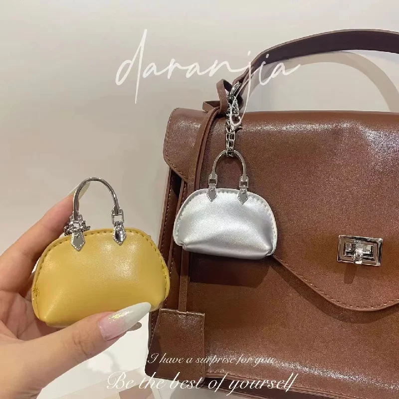 Mini Small Bag Exquisite Bag Pendant Chain Shell Bag Keychain Crossbody Bag Decoration Creative Gift DIY  Women Bag Accessarie