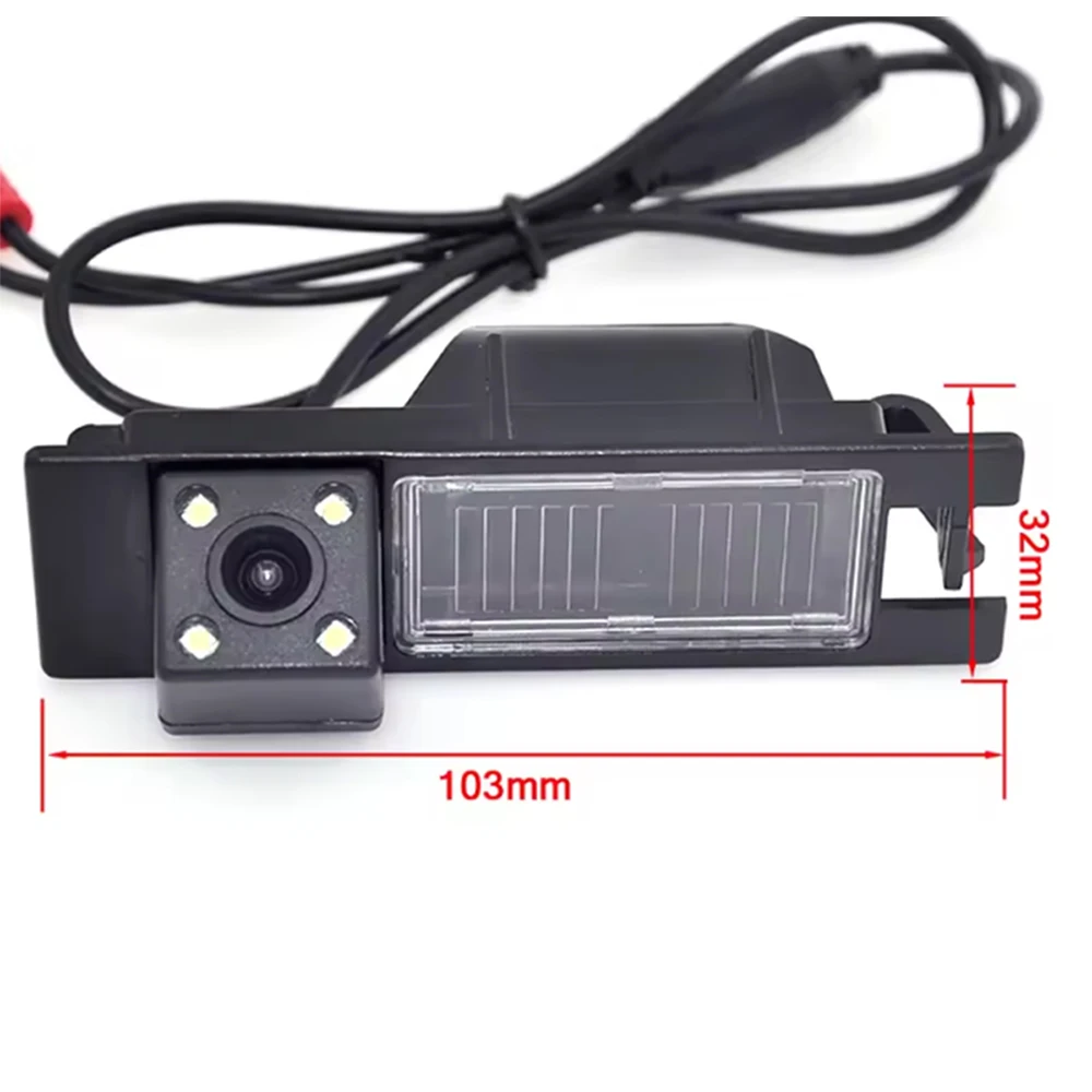 For Opel Astra H J Corsa Meriva Vectra Zafira Insignia FIAT Grande Buick Regal Car CCD night 4LED Backup Rear View Camera