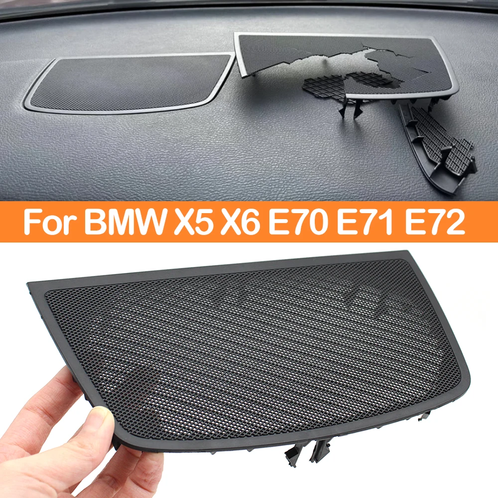 Central Control Instrument Panel Loudspeaker Dashboard Speaker Cover Grille For BMW X5 E70 X6 E71 E72 Series 51457161796