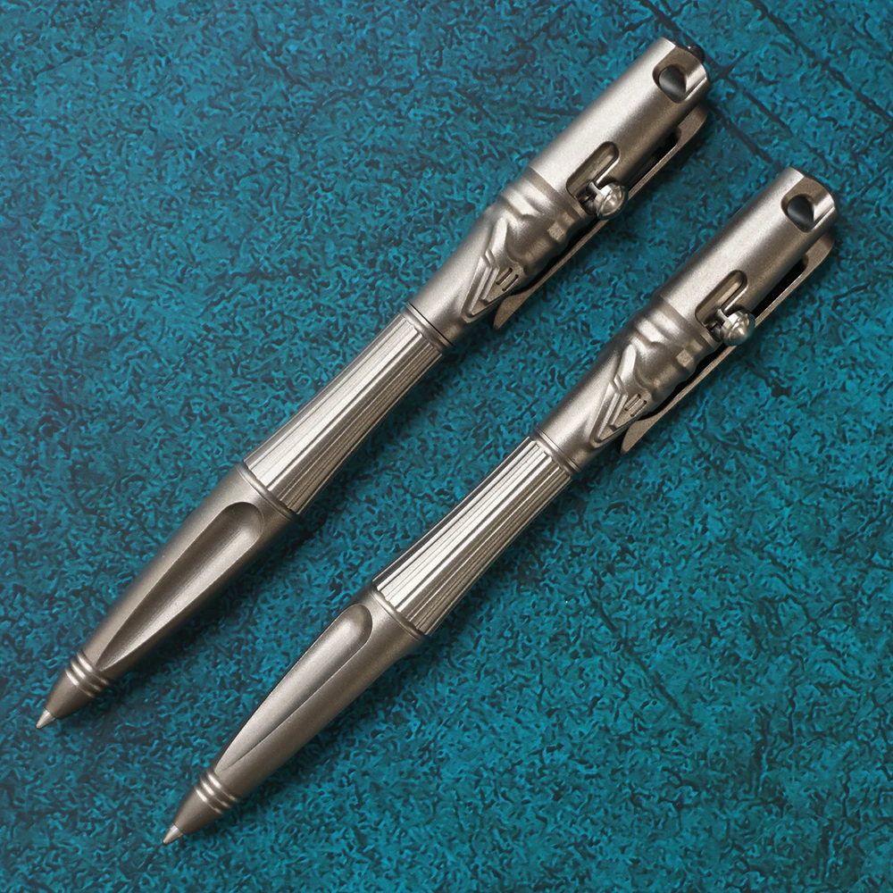 Rikeknife Titanium Tactical Pen Alien Pen 02 Multi-functional Pen Neutral Signature Pen Defends EDC Tool Writing Pen Limited