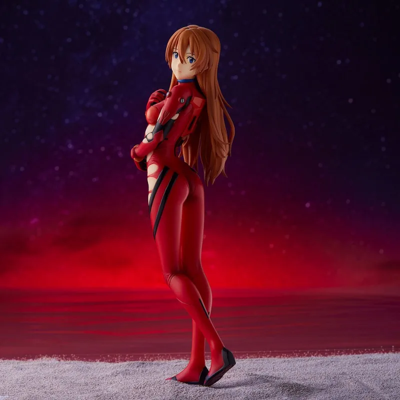 SEGA-Figuras Anime Neon Genesis Evangelion, Soryu, Asuka, Langrey, SPM, Figuras-modelo, originais, originais, originais, 21cm Coleções